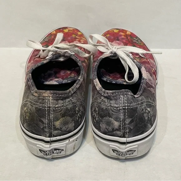 Vans Off The Wall Roses Floral Fade Lace-Up Sneakers Shoes, Men 7.5 / Women 9 - Picture 4 of 8